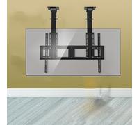 SaryEdge Support TV rétractable pour téléviseurs Plats et incurvés de 55 à 100 Pouces, avec télécommande et Interrupteur, Course Automatique de 130 cm.,One Color-73