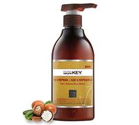 Saryna Key Damage Repair Shampooing (500 ml) pour cheveux fins et secs avec shampoing pur au beurre de karité africain pour cheveux secs, crépus et abîmés