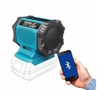 SAS + All Pro 18V Battery Bluetooth 4.2 USB AUX enceinte