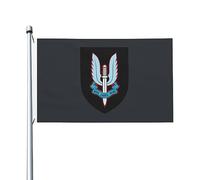 Sas Britannique (Insigne) Drapeau Drapeau De Bienvenue Suspendre Bannière Double Face Pour Ferme Balcon Intérieur 3X5 Ft