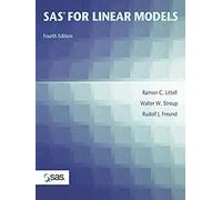 Sas For Linear Models