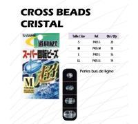 Sasame Cross Beads Cristal
