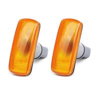 SASFZ Feux de Position Clignotant De Rétroviseur Latéral Jaune 12V Pour Jeep Pour Liberty Pour Commander Pour Compass Pour Patriot 2006-2016 Feu d'encombrement(2pcs Yellow)