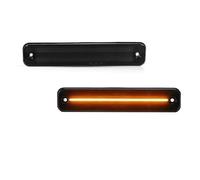 SASFZ Feux de Position Pour Hummer Pour H2 2003-2009 Pare-chocs Avant Arrière Marqueur Latéral Clignotants Feux Stationnement Lampes Évasées Ambre Rouge Feu d'encombrement(2pcs Front Amber)