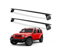 SASFZ Galerie Toit pour Jeep pour Wrangler JK JL 07-22 Unlimited 4 Portes pour Gladiator JT Barres Transversales De Toit Rigide pour Porte-Bagages en Aluminium Barres Toit Railing