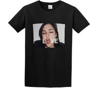 Sasha Grey Love T-Shirt Men's Black Tee Manches Courtes(Large)