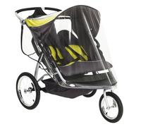 Sasha Kiddie BT 3R Baby Trend Expedici-n Double Jogger avec roue avant pivotante (modèle 9165TW - Orange Chêne) poussette Rain and Cover temps - Poussette non incluse