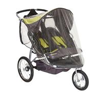 Sasha Kiddie BT 3R Baby Trend Expedici-n Double Jogger avec roue avant pivotante (modèle 9165TW - Orange Chêne) poussette Rain and Cover temps - Poussette non incluse
