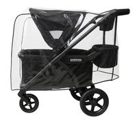 SASHA'S Housse de pluie et de vent pour poussette Baby Trend Expedition Wagon/Wagon Plus, design transparent, couverture maximale (poussette non incluse)