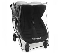 SASHA'S Housse de pluie et de vent pour poussette double tout terrain Baby Jogger Mini GT2, accès à fermeture éclair, couverture maximale, bouclier contre les intempéries (jogging non inclus)