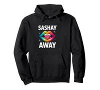 Sashay Away avec lèvres Arc-en-Ciel Sweat à Capuche