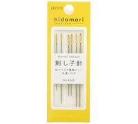 Sashiko Lot de 6 aiguilles Hidamari Cosmo