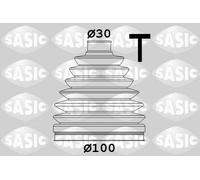 SASIC Jeu Soufflets Arbre Moteur Côté Roue pour Nissan Qashqai II J11 1.6