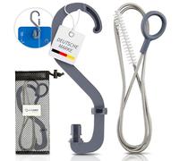 SASMO Kit de nettoyage pour poche à eau, longue brosse de nettoyage, support et sac pour le nettoyage de la poche à eau, nettoyage de la poche à eau