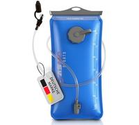 SASMO Sports® Poche a Eau 3l avec Clip magnétique | Poche à Eau pour l'extérieur sans BPA et sans goût | Poche hydratation, Course à Pied, vélo et Camping