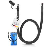 SASMO® - Tuyau d'hydratation isolé - 100 cm de long et sans BPA - Accessoire de système d'hydratation - Tuyau de rechange avec valve de dentition