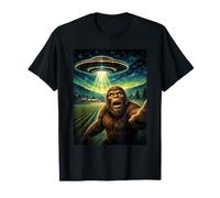 Sasquatch Alien UFO Close Encounter Drôle T-Shirt