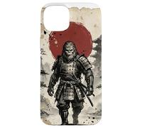 Sasquatch Bigfoot Samurai Warrior Vintage Japonais Vintage Coque pour iPhone 15 Plus