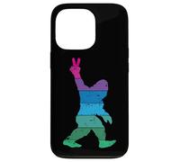 Sasquatch Bigfoot - Symbole de Paix Vintage et Humoristique - Yeti Coque pour iPhone 13 Pro