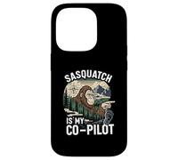 Sasquatch Co-Pilot Bigfoot Wilderness Adventure Design Coque pour iPhone 14 Pro