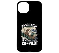 Sasquatch Co-Pilot Bigfoot Wilderness Adventure Design Coque pour iPhone 15 Plus