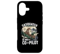 Sasquatch Co-Pilot Bigfoot Wilderness Adventure Design Coque pour iPhone 17