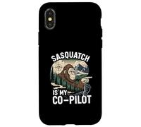 Sasquatch Co-Pilot Bigfoot Wilderness Adventure Design Coque pour iPhone X/XS