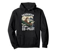 Sasquatch Co-Pilot Bigfoot Wilderness Adventure Design Sweat à Capuche