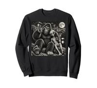 Sasquatch Sasquatch Sasquatch Panneau Humoristique avec Autoportrait Alien Sweatshirt