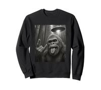 Sasquatch Selfie Big Foot Rock On UFO Alien Drôle Sweatshirt