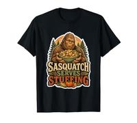 Sasquatch Sert Une Farce pour Thanksgiving T-Shirt Graphique avec Valeur