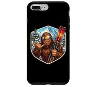 Sasquatch Skier Big Foot Shaka Ski Lover Skier Mountain Fun Coque pour iPhone 7 Plus/8 Plus