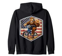 Sasquatch Vélo BMX Rider Big-Foot Shaka American Patriot USA Sweat à Capuche