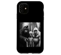 Sasquatch Yeti Alien Selfie, Funny Bigfoot Hiking Vlog Coque pour iPhone 11
