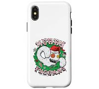 Sasquoosh Perruche Fuggler Merry Fuggmas Christmas Coque pour iPhone X/XS