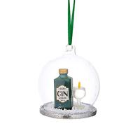 Sass & Belle Bauble Gin and Tonic Dome Hanging Decoration Noël