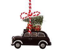 Sass & Belle Boule de Noël noire en forme de cabine londonienne