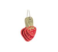 Sass & Belle Cuillères à mesurer en forme de fraise - Ensemble de tasses et cuillères à mesurer en céramique - Lot de 4 petites tasses à mesurer pour la cuisine et la cuisine