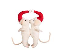 Sass & Belle Décoration en feutre Souris s'embrassant