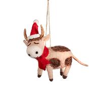 Sass & Belle Décoration festive en feutre de vache