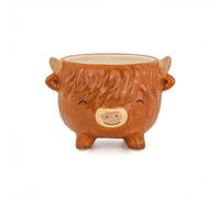 Sass & Belle Highland Cow Pot de fleurs Taille M