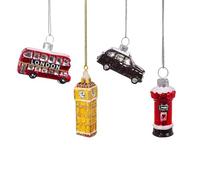 Sass & Belle London LINXM096 Lot de Mini Boules de Noël