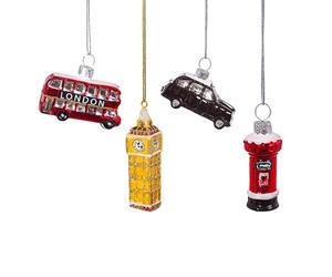 Sass & Belle London LINXM096 Lot de Mini Boules de Noël