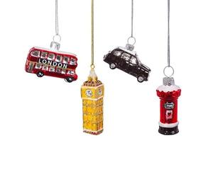 Sass & Belle London LINXM096 Lot de Mini Boules de Noël