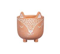 Sass & Belle Mini jardinière en terre cuite avec renard