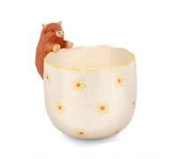 Sass & Belle Peeking Highland Pot de fleurs Motif vache