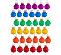 Sass & Belle Lot de 36 mini boules arc-en-ciel