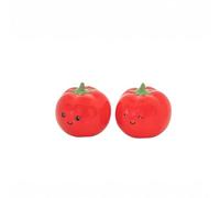 Sass & Belle Salière et poivrière à tomates - Accessoires de cuisine rouges pour table à manger ou coiffeuse - Cadeaux de maison insolites