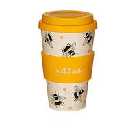 Sass & Belle – Tasse à café de voyage Bee – Réutilisable avec couvercle, légère et écologique