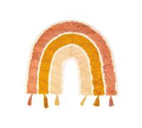 Sass & Belle Tapis Arc-en-Ciel Terre avec Pompons